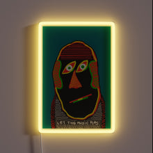 Load image into Gallery viewer, Vibrant RGB neon sign with musical notes in motion
