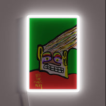 Load image into Gallery viewer, Vibrant RGB neon sign that plays your favorite tunes freely.