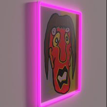 Load image into Gallery viewer, Let the Music Play Vibrant Neon Sign with RGB Lighting