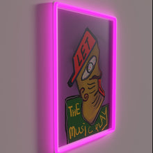 Load image into Gallery viewer, Let the Music Play with Vibrant RGB Neon Sign Lighting