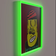 Load image into Gallery viewer, Add vibrant ambiance with this 'Let the Music Play' neon sign.
