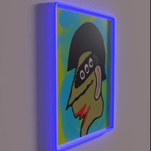 Load image into Gallery viewer, Vibrant Color Changing Music Sign to Let the Beat Go