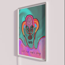 Load image into Gallery viewer, Vibrant RGB Neon Wall Sign to Let Live Music Inspire Dreams