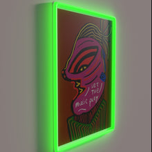 Load image into Gallery viewer, RGB Neon Sign Letting Music Play in Vibrant Colorful Lights