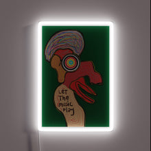 Load image into Gallery viewer, Let the Music Play Illuminated RGB Neon Sign Home Decor Accent