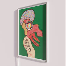 Load image into Gallery viewer, Vibrant LED neon bar decor with colorful musical tone accents