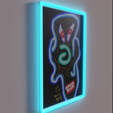 Load image into Gallery viewer, Colorful 'Let the Music Play' Sign with RGB LED Neon Lights