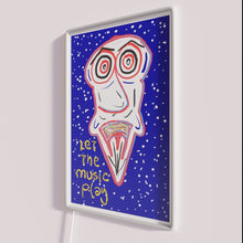 Load image into Gallery viewer, Vibrant RGB neon music decor sign for modern home spaces.