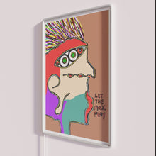 Load image into Gallery viewer, Vibrant RGB LED neon music sign with retro nightlife ambiance