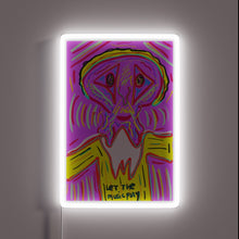 Load image into Gallery viewer, Vibrant RGB Neon Sign with Let the Music Play Message