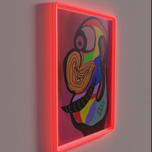 Load image into Gallery viewer, Let the Music Play Vibrant Neon Sign with Colorful RGB Lighting