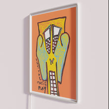 Load image into Gallery viewer, Vibrant Neon LED Sign with Dancing Music Lights in RGB Colors