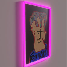 Load image into Gallery viewer, Add vibrant ambiance with 'Let The Music Play' neon decor.