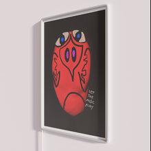 Load image into Gallery viewer, Let the Music Play Vibrant RGB Color Changing Neon Wall Sign