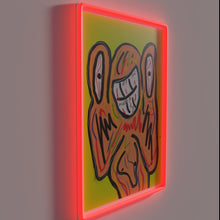 Load image into Gallery viewer, Colorful Let the Music Play Sign with Vibrant RGB Lighting