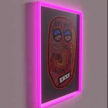 Load image into Gallery viewer, Let the Music Play Vibrant Color Changing RGB Neon Wall Sign