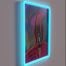 Load image into Gallery viewer, Vibrant RGB LED neon sign for music lovers and parties