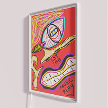 Load image into Gallery viewer, RGB Neon Wall Sign Music Decor Entertainment Party Vibrant Colorful Lights