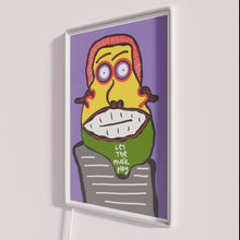 Load image into Gallery viewer, RGB Neon Wall Sign: Let Music Play Vibrant Disco Party Decorations