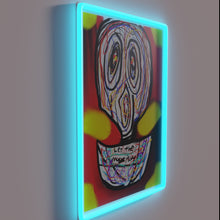 Load image into Gallery viewer, Let the Music Play Vibrant RGB Neon Wall Decor Sign