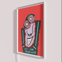 Load image into Gallery viewer, Neon RGB Music Wall Sign Let The Good Times Roll