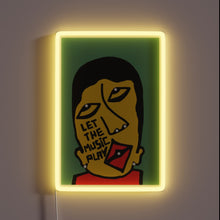 Load image into Gallery viewer, Vibrant RGB LED Neon Sign with Musical Notes Design