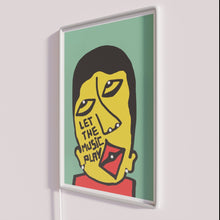 Load image into Gallery viewer, Add vibrant colorful ambiance with this music-inspired neon wall decoration.
