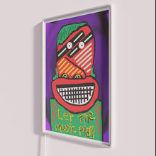 Load image into Gallery viewer, Vibrant RGB LED neon music sign decor for energetic spaces indoors