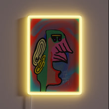Load image into Gallery viewer, Vibrant RGB Neon Sign That Encourages People to Let Music Play