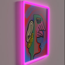 Load image into Gallery viewer, Let the Music Play Vibrant Colorful Neon Sign For Home Decor