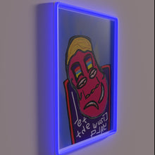 Load image into Gallery viewer, Vibrant 'Let the Music Play' RGB Neon Wall Decor Sign