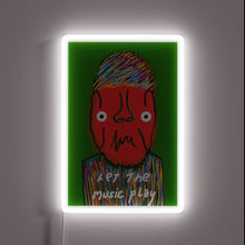 Load image into Gallery viewer, Add vibrant glow to your space with this musical sign.