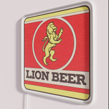 Load image into Gallery viewer, RGB LED neon beer coaster decorative wall sign bar accessory