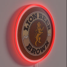 Load image into Gallery viewer, Vibrant RGB neon wall decoration coaster holder for beer lovers