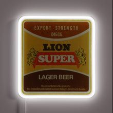 Load image into Gallery viewer, Luminous Lion Beer Sign with Multicolor LED RGB Neon Accents