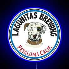 Load image into Gallery viewer, Lol RGB neon sign blue