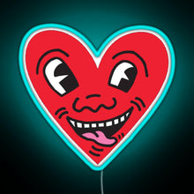 Load image into Gallery viewer, Love Heart RGB neon sign lightblue
