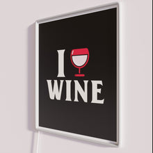 Load image into Gallery viewer, Colorful vibrant love wine led neon bar decoration sign art