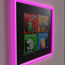 Load image into Gallery viewer, Grotesque Otherworldly Creatures Glow with Elusive Mythical Magic in Darkness