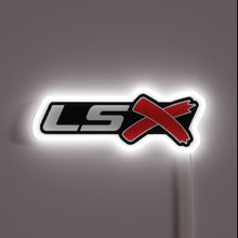 Load image into Gallery viewer, Brighten up your space with this vibrant LSX logo light