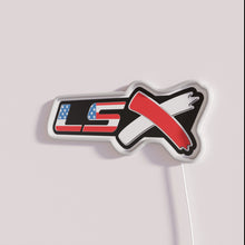 Load image into Gallery viewer, Retro American LSX Murica USA Neon Sign with Colorful RGB Lighting