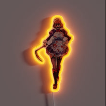 Load image into Gallery viewer, Neon LED sign featuring a futuristic maid's invasion design.