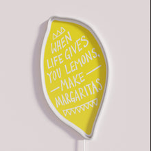 Load image into Gallery viewer, Add vibrant nightlife charm with colorful Make Margaritas neon sign