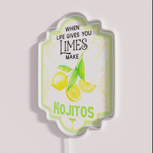 Load image into Gallery viewer, Eye-catching neon bar decor with vibrant RGB colors for mojitos.