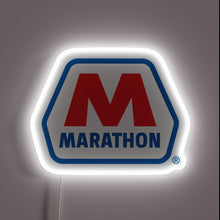 Load image into Gallery viewer, Neon Racing Sign: High-Performance Marathon Oil Lubricant Display Illumination Solution