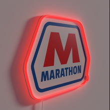 Load image into Gallery viewer, High-Performance Neon Sign for Racing Enthusiasts: Marathon Oil Lubricant