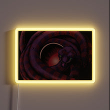 Load image into Gallery viewer, Glowing "Marble of Doom" Neon Sign in Vibrant RGB Colors