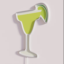 Load image into Gallery viewer, Vibrant Margarita Cocktail Neon Sign with Color Changing RGB Technology