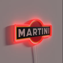Load image into Gallery viewer, Shine bright with this vibrant martini-inspired rgb neon bar sign.
