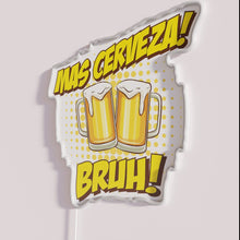 Load image into Gallery viewer, Neon beer bar decorations for home and brewery enthusiasts lighting.